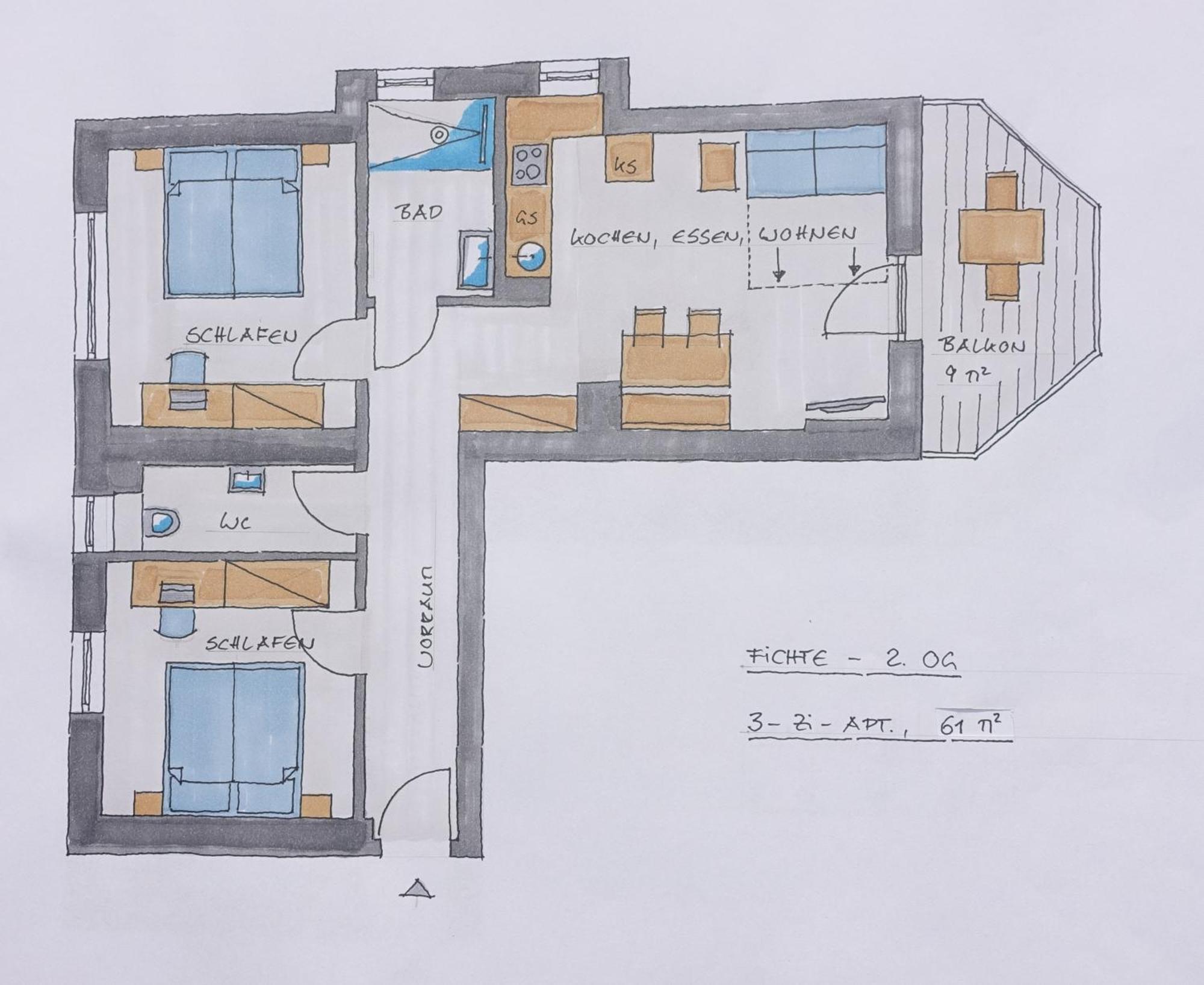 Gluexplatzl Appartements Am Wald 圣马丁安提奈各布里奇 客房 照片