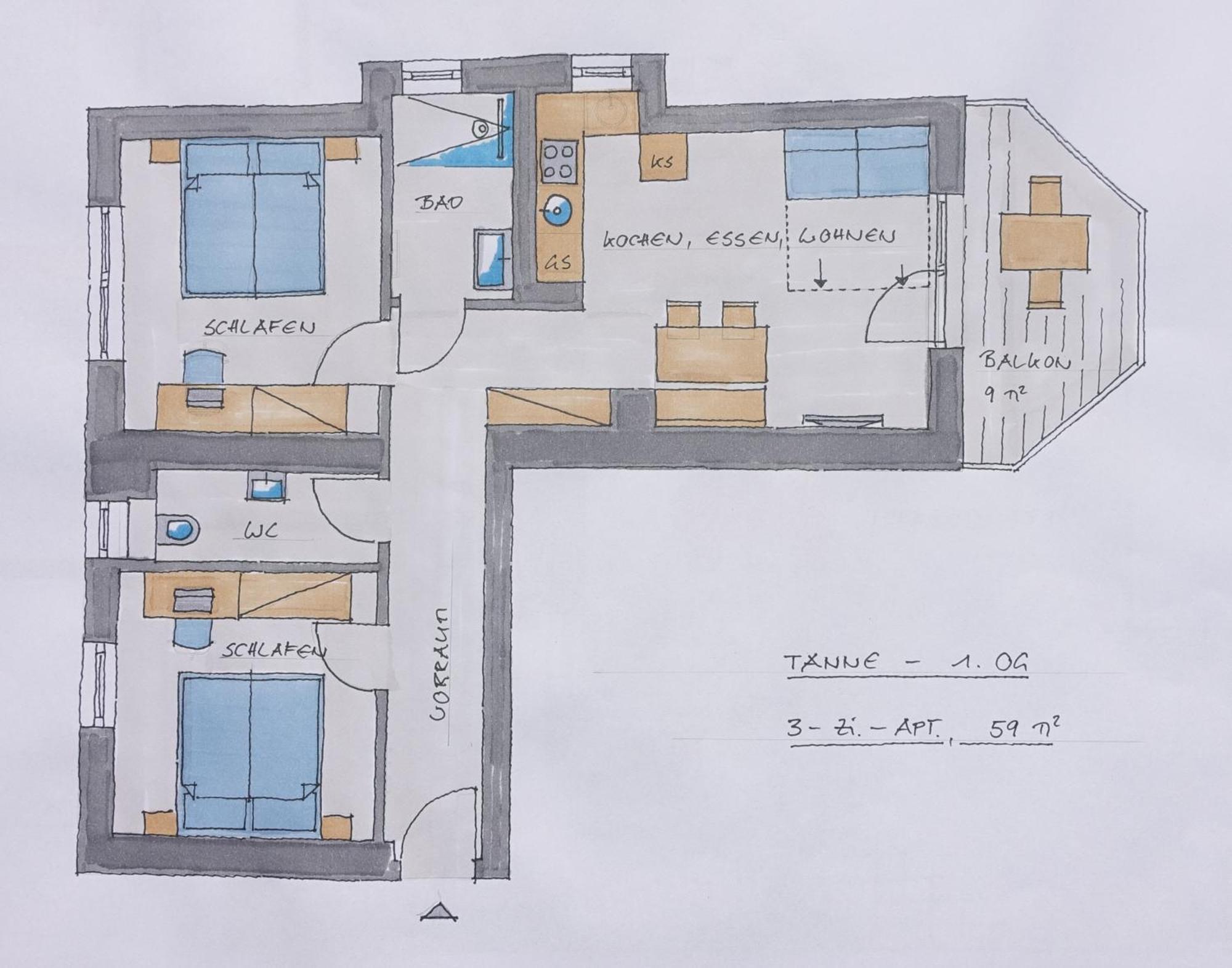 Gluexplatzl Appartements Am Wald 圣马丁安提奈各布里奇 客房 照片